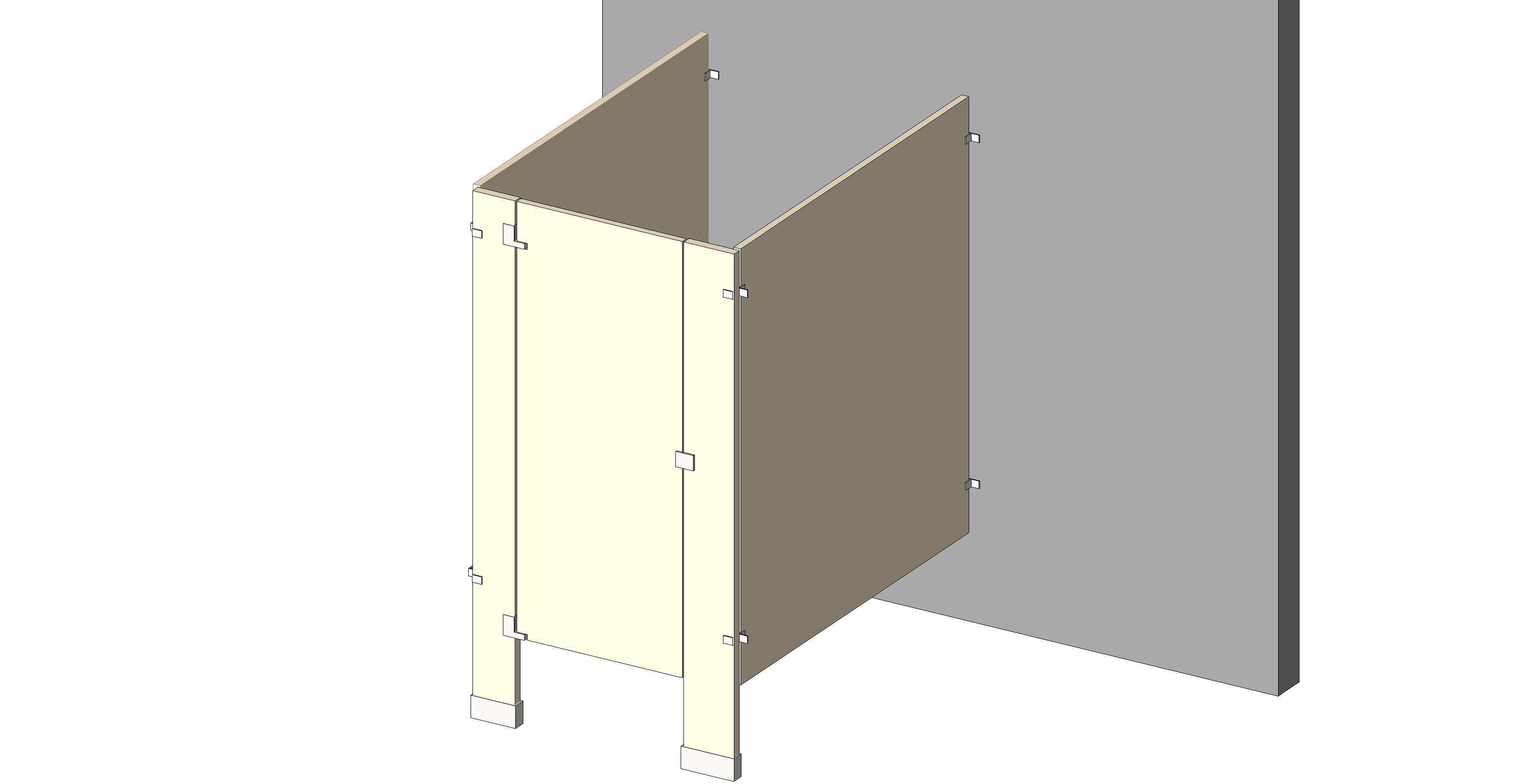Bathroom Stalls Revit bim objects / families Bathroom Stalls Revit bim objects / families