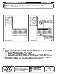 VF-12B.2A- Parapet/Curb with Continuous Membrane - Full Coverage CAD drawing