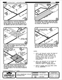 VGC-2.2 EPDM - EPDM Membrane Splice Intersection CAD drawing