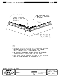 VGC-22.0 EPDM - Valley CAD drawing