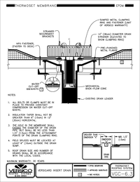 VGC-6.3 EPDM - VersiGard Insert Drain CAD drawing
