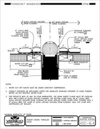 VGC-6.4 EPDM - Insert Drain Through Deck CAD drawing