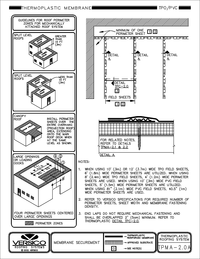 TPMA-2.0A TPO-PVC - Membrane Securement CAD drawing