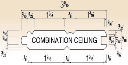 Disdero Lumber Co. Beaded Ceiling Patterns