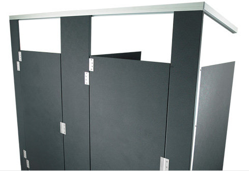 Hadrian Inc. <B>Solid Plastic Toilet Partitions</B><BR><BR>