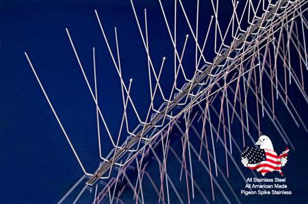 Nixalite Architectural Bird Control Stainless & Plastic Pigeon Spike