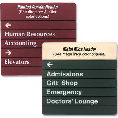 Seton Identification Products Accent Sign System<BR><BR>