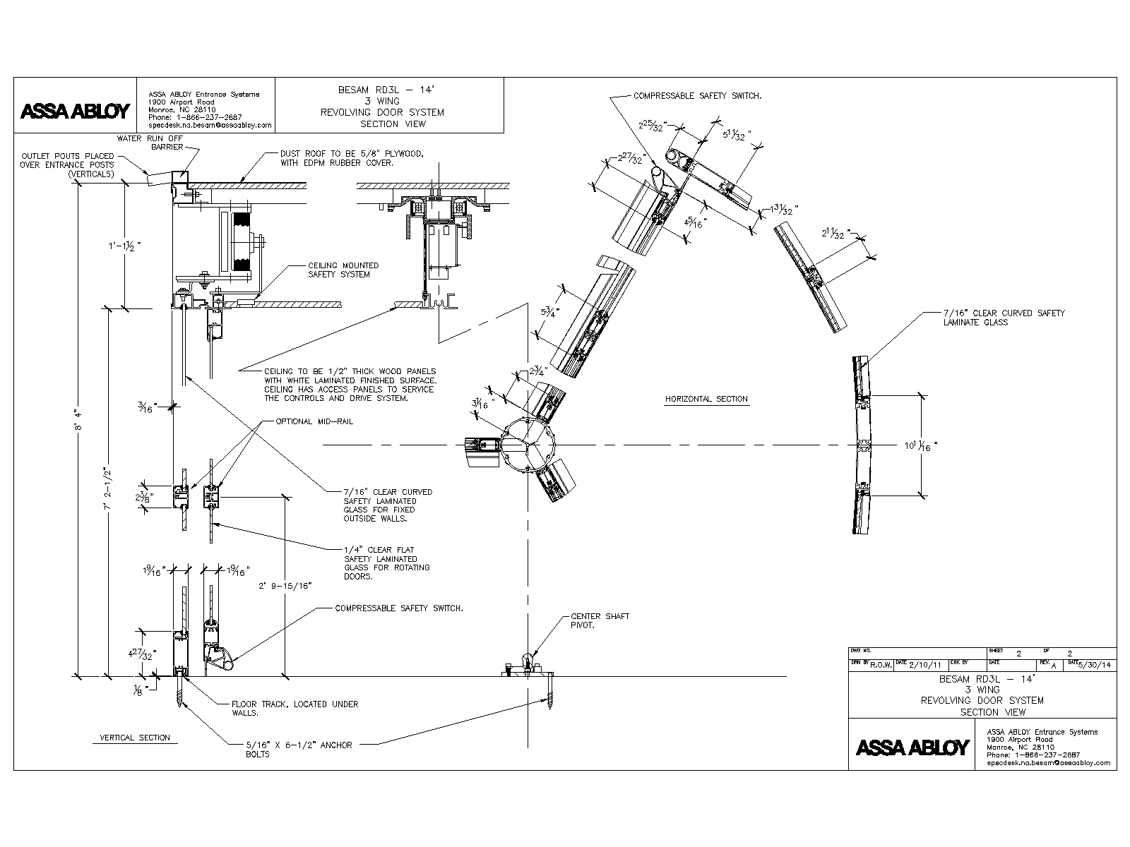 Revolving Door Entrances Openings Download Free CAD Drawings, AutoCad Blocks and CAD