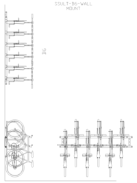 ultra space saver bike rack