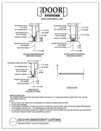 Door Systems Cad Dsi D1hr Smoke Draft Curtain Arcat