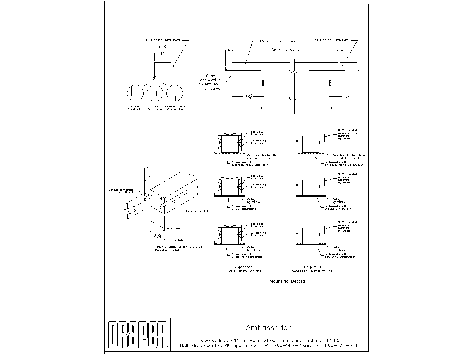 Building Product Audio Visual Equipment Motorized Projection Screens