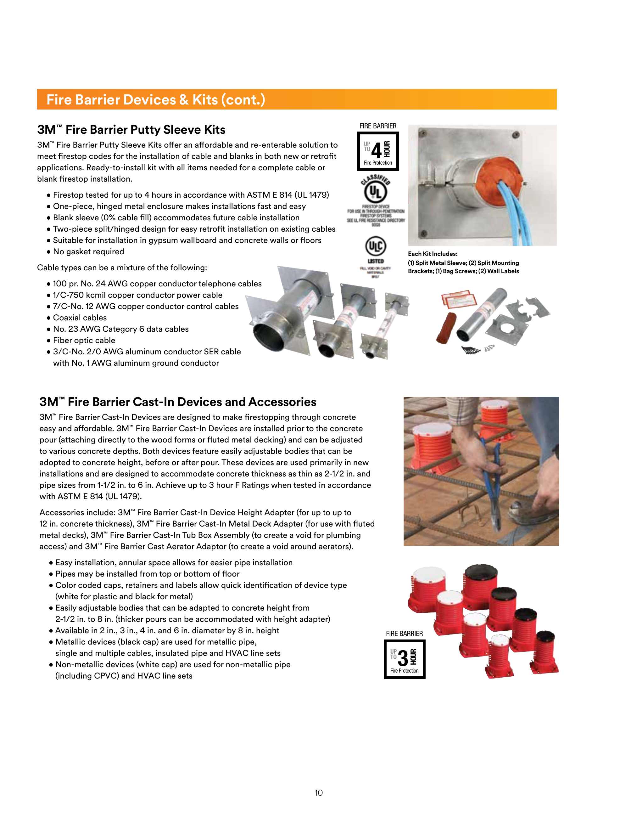 3M Fire Protection Products, Catalogs, Full Line Catalog ARCAT