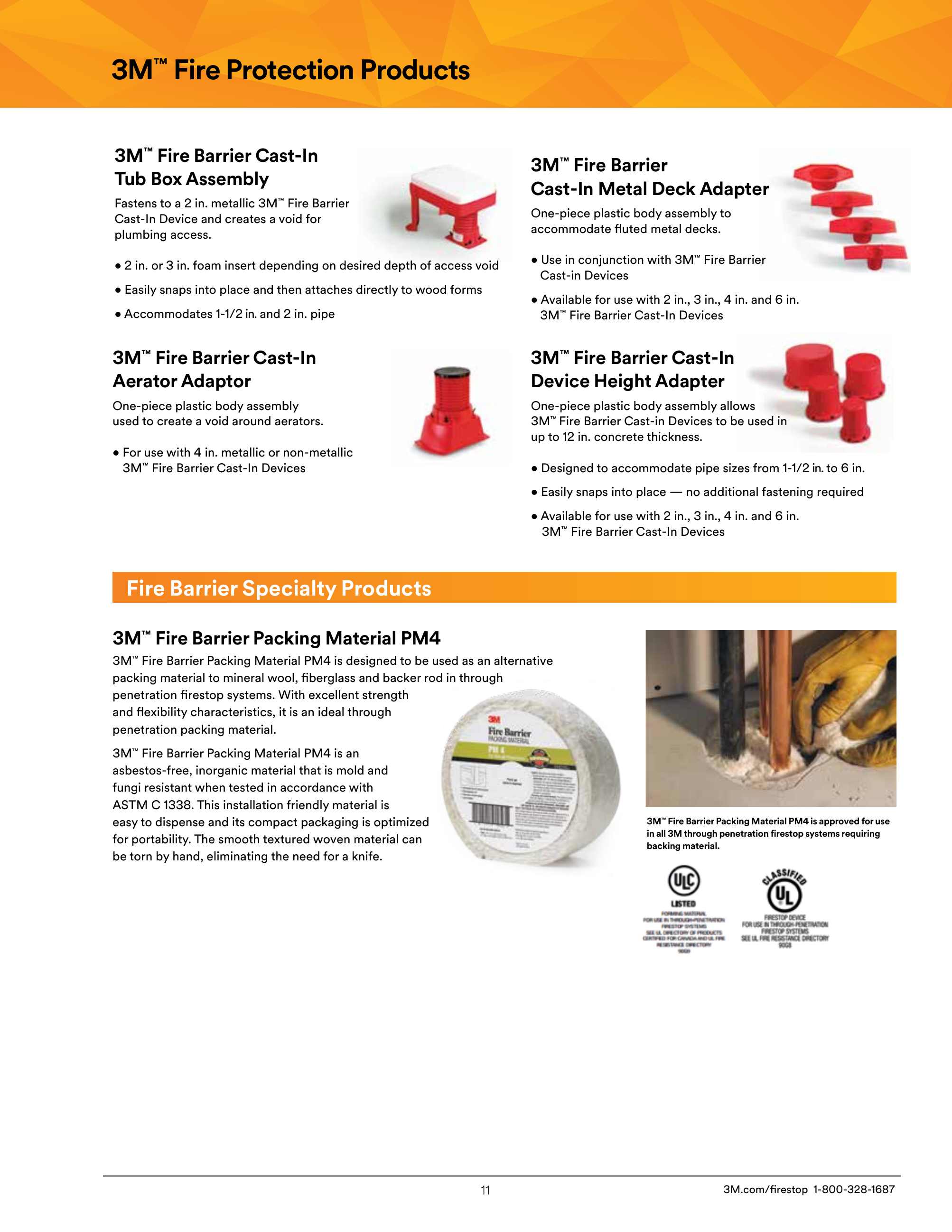 3M Fire Protection Products, Catalogs, Full Line Catalog ARCAT