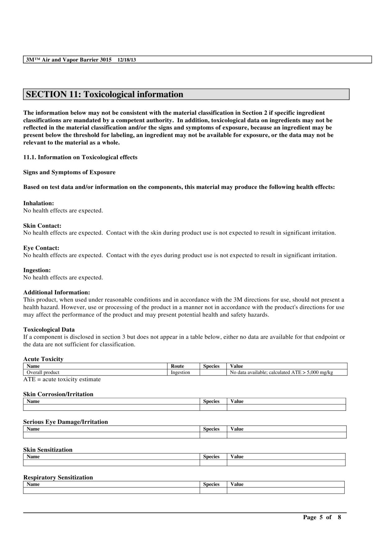 3m air barrier 3015vp