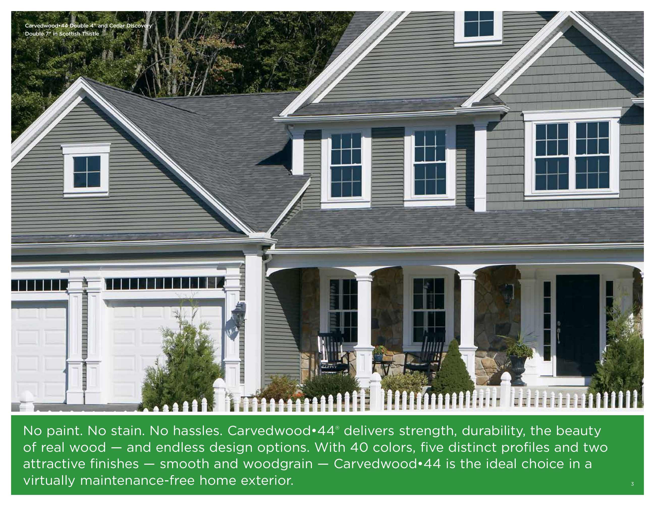 Mastic by Ply Gem, Catalogs, Carvedwood•44 Vinyl Siding Brochure ARCAT