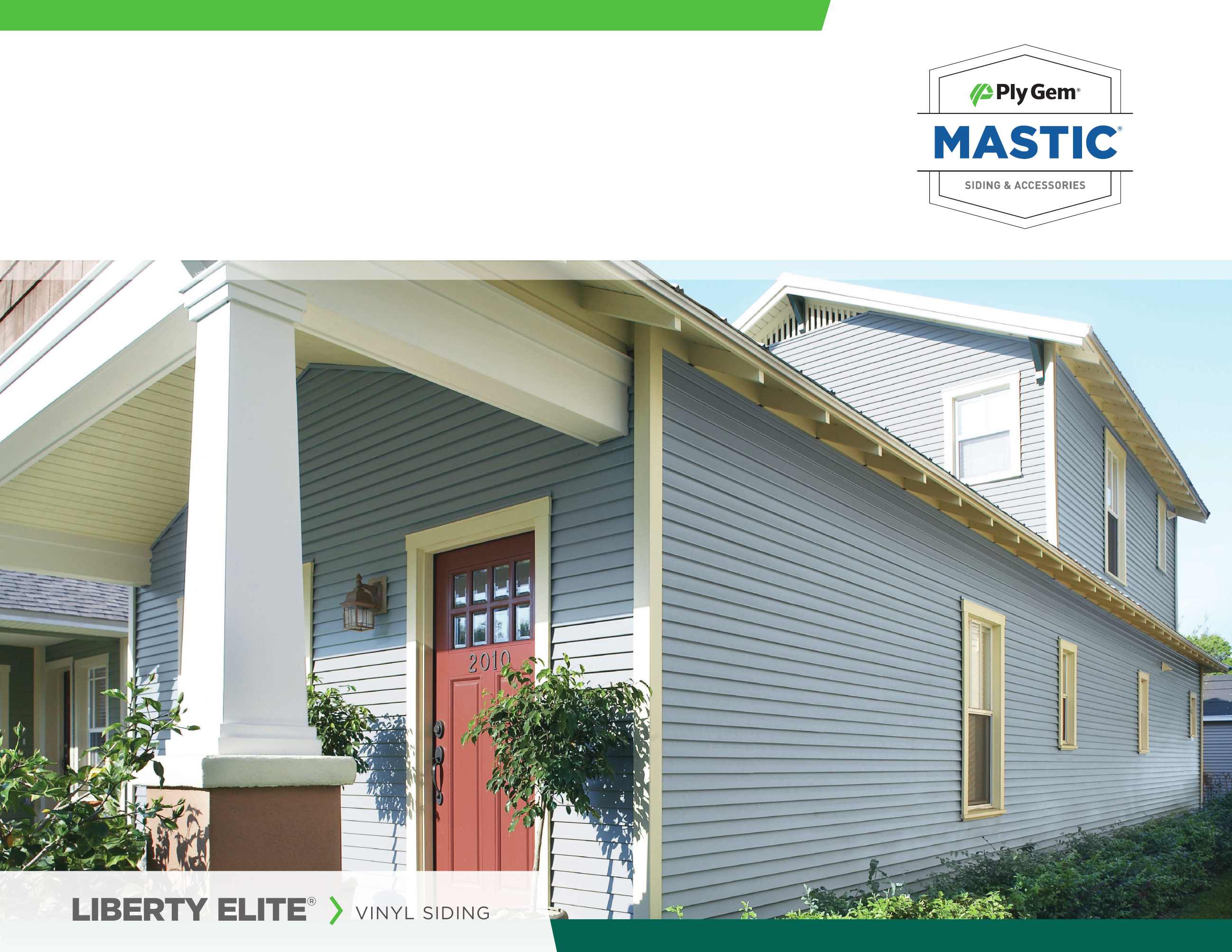 Mastic by Ply Gem, Catalogs, Liberty Elite Vinyl Siding Brochure ARCAT