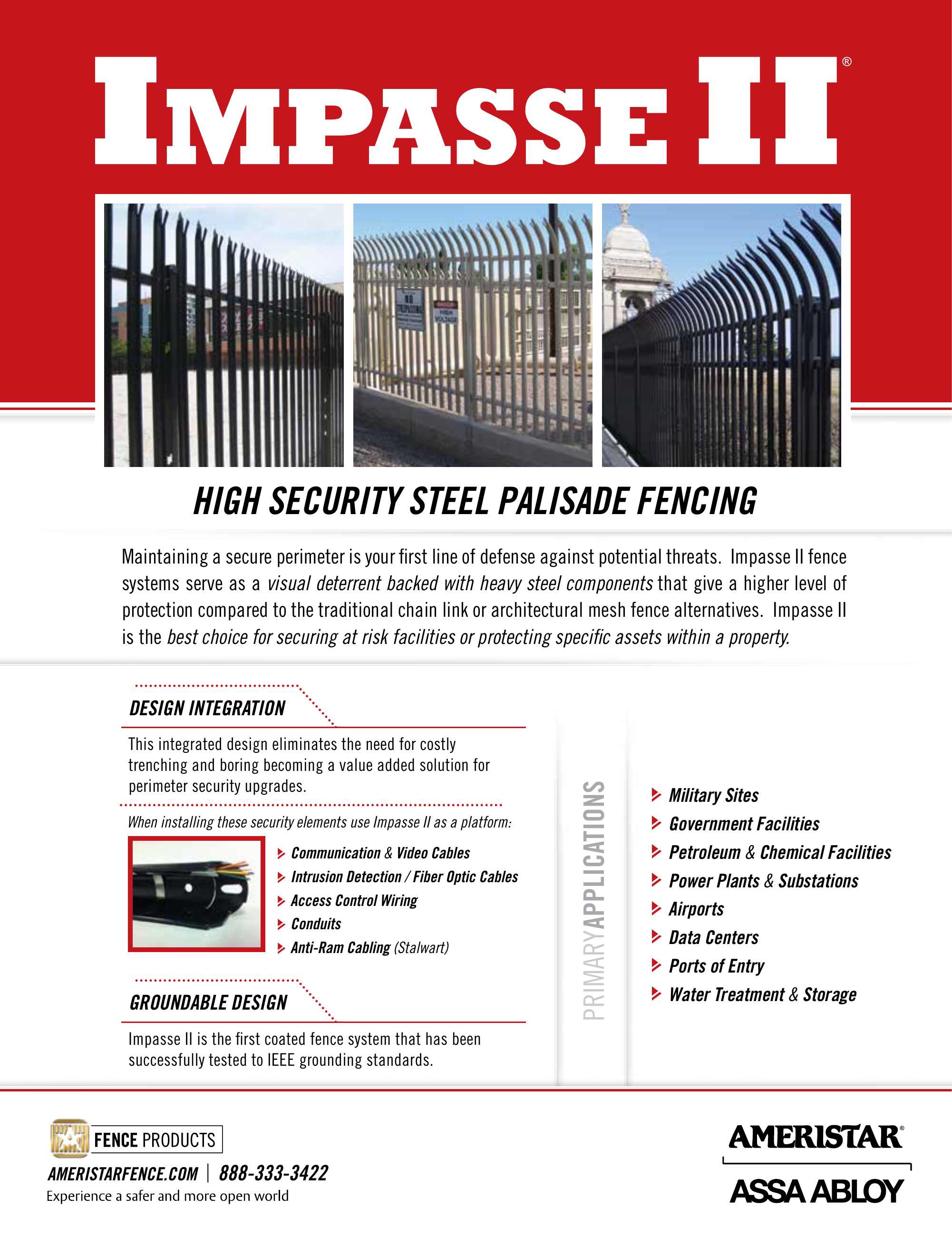 Ameristar Fence Products, Catalogs, Impasse II ARCAT