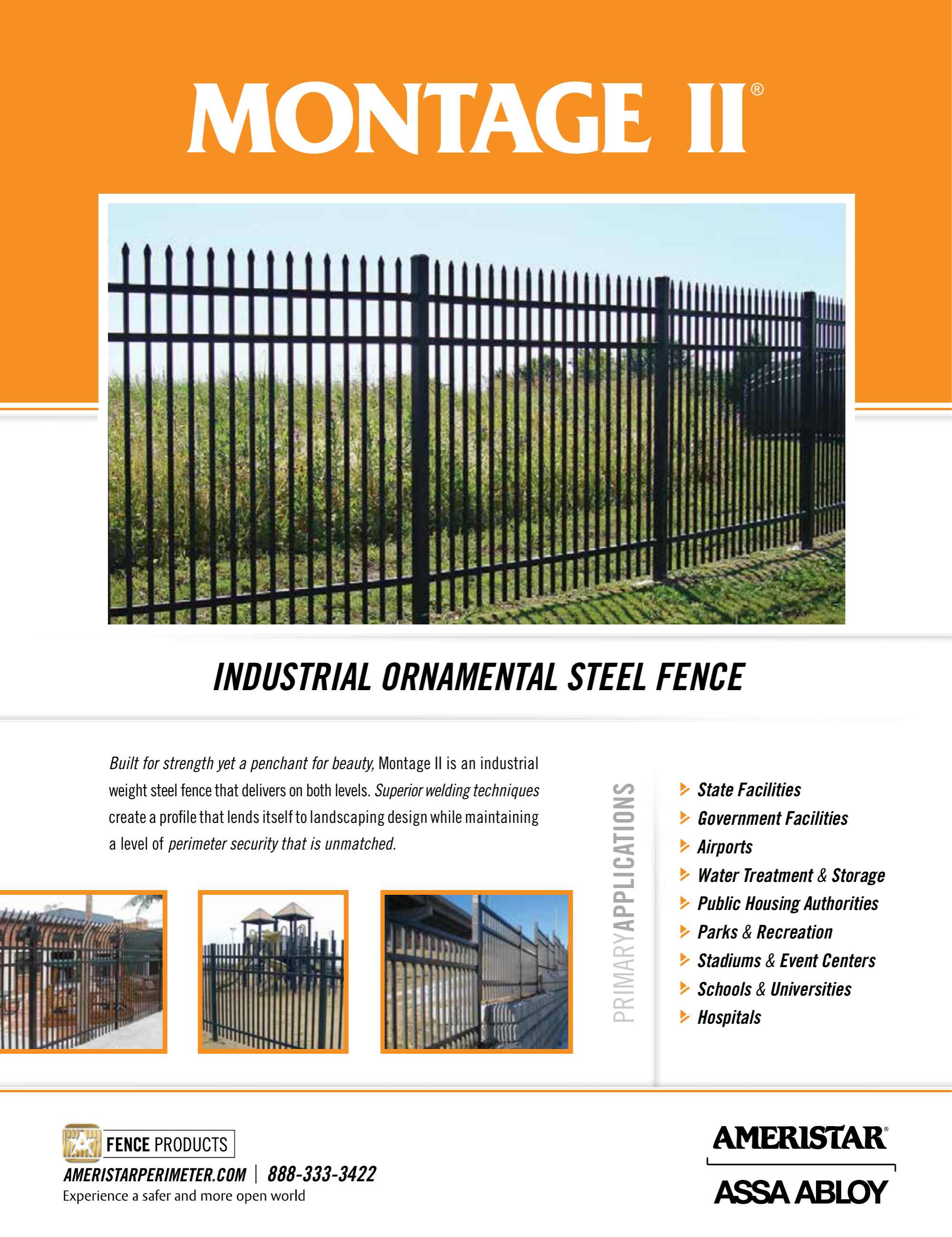Ameristar Fence Products, Catalogs, Montage II ARCAT