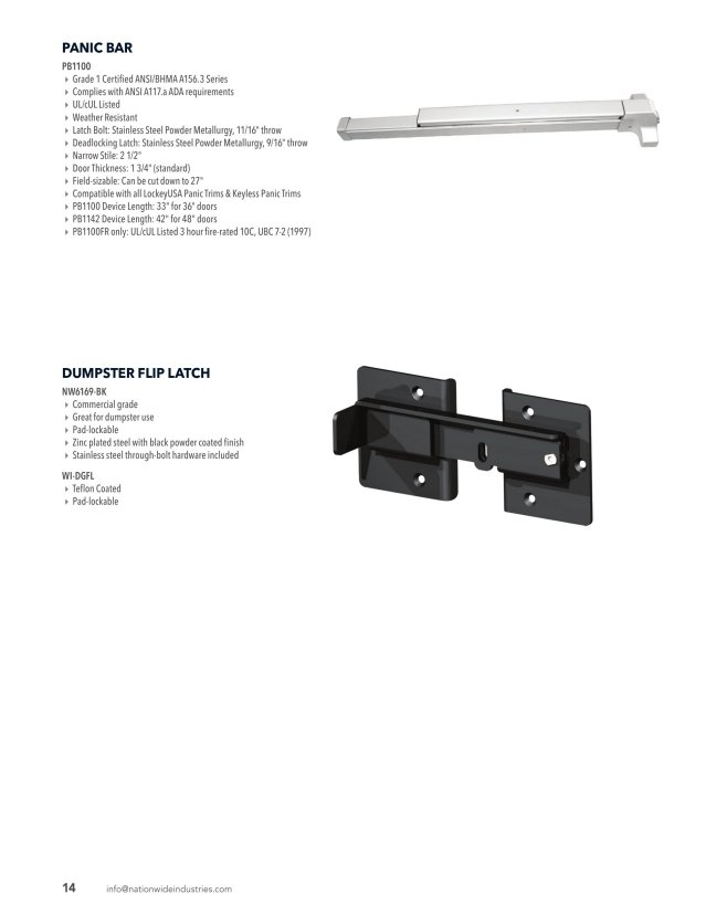 Product catalog