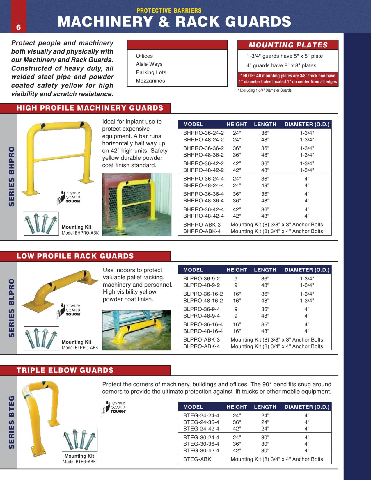 Beacon Industries Inc Catalogs Beacon Protective Barriers ARCAT