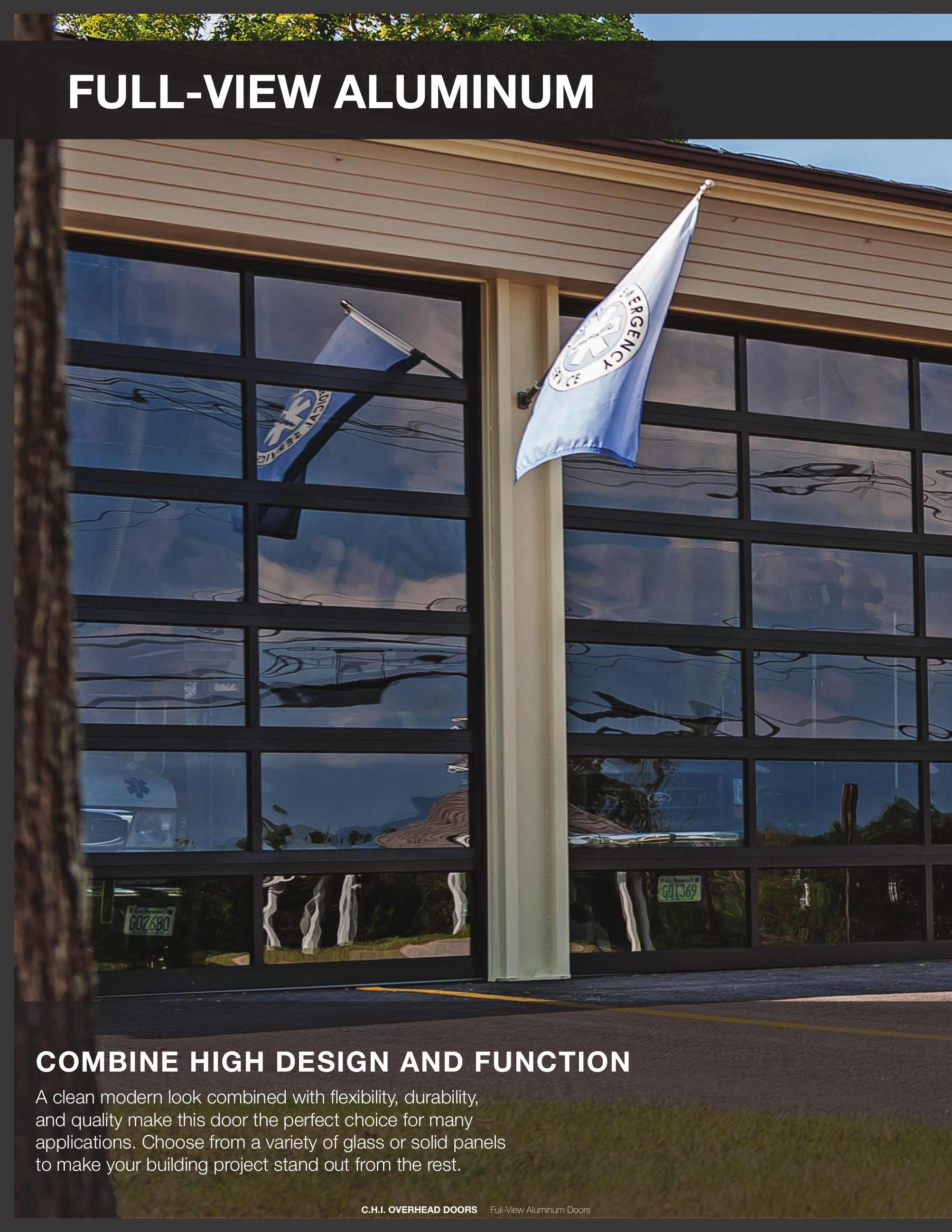 C.H.I. Overhead Doors, Catalogs, Full View Aluminum | ARCAT