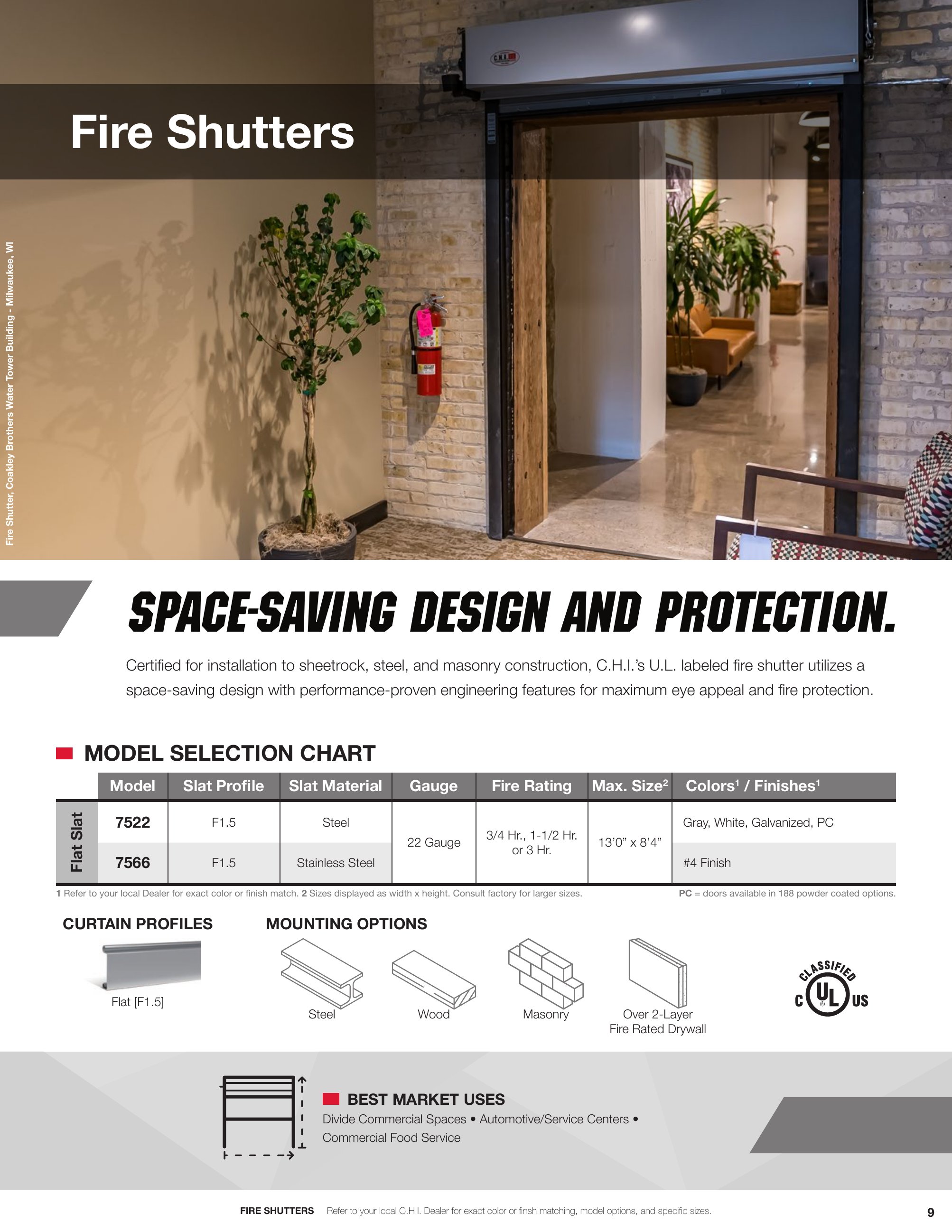 C.H.I. Overhead Doors, Catalogs, Rolling Doors Industrial Product Guide ...
