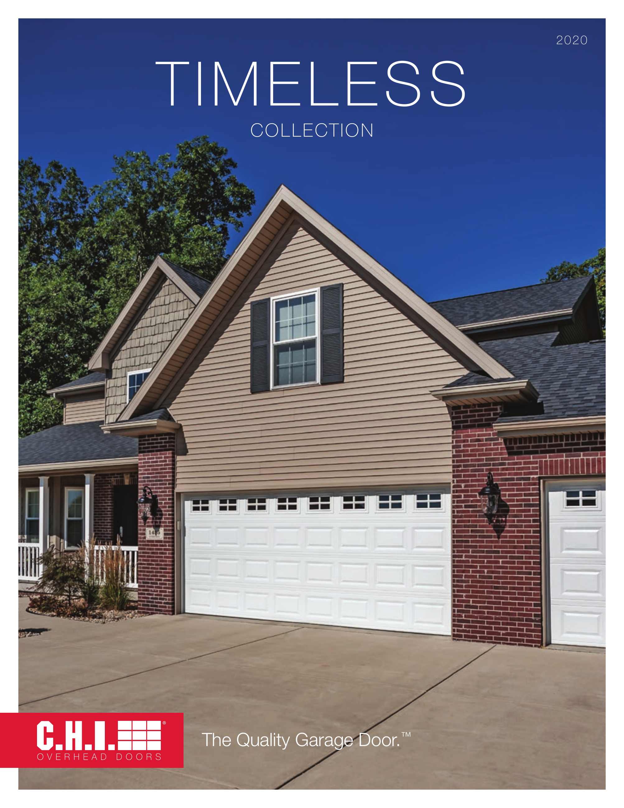 C.H.I. Overhead Doors, Catalogs, Timeless Collection ARCAT