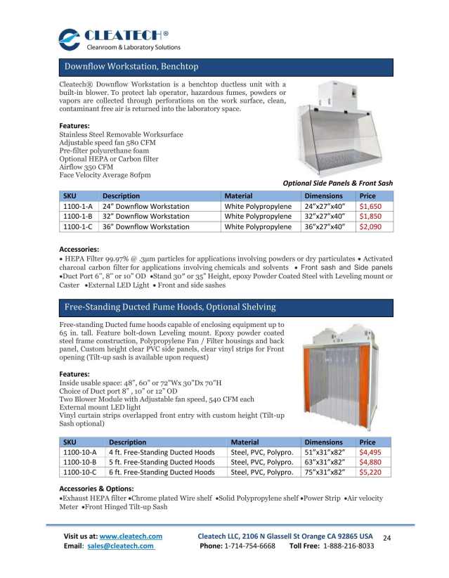 Product catalog