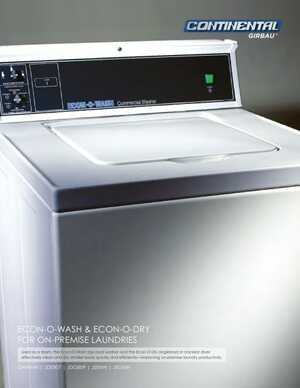 <!-- 018 -->Econ-O-Wash / Econ-O-Dry