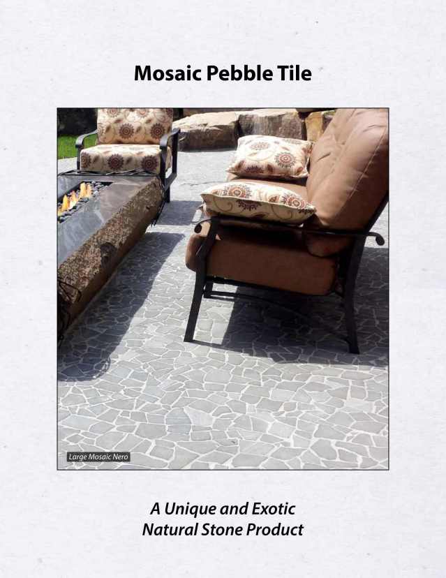 Coverall Stone Inc., Catalogs, Mosaic Pebble Tile ARCAT