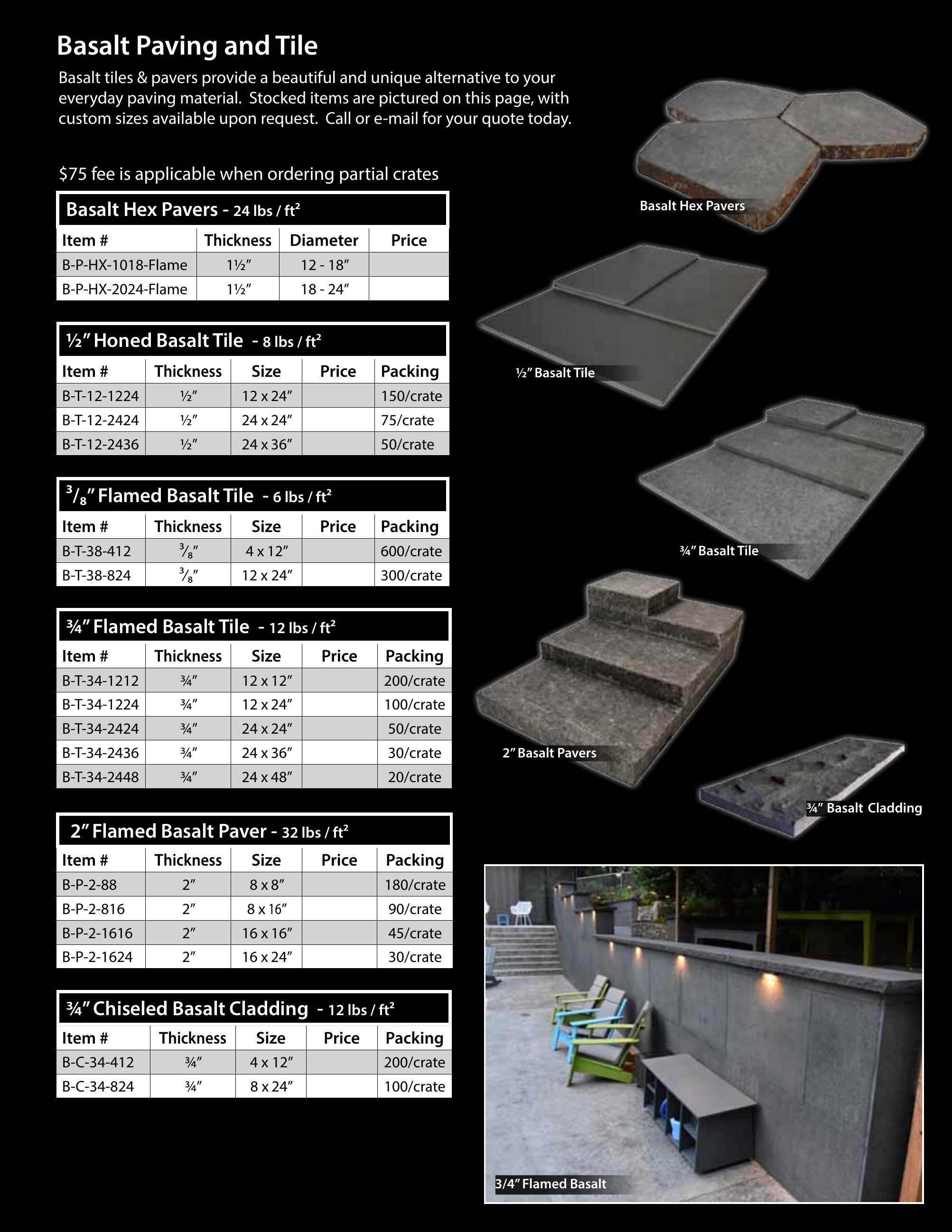 Coverall Stone Inc., Catalogs, Price Guide ARCAT