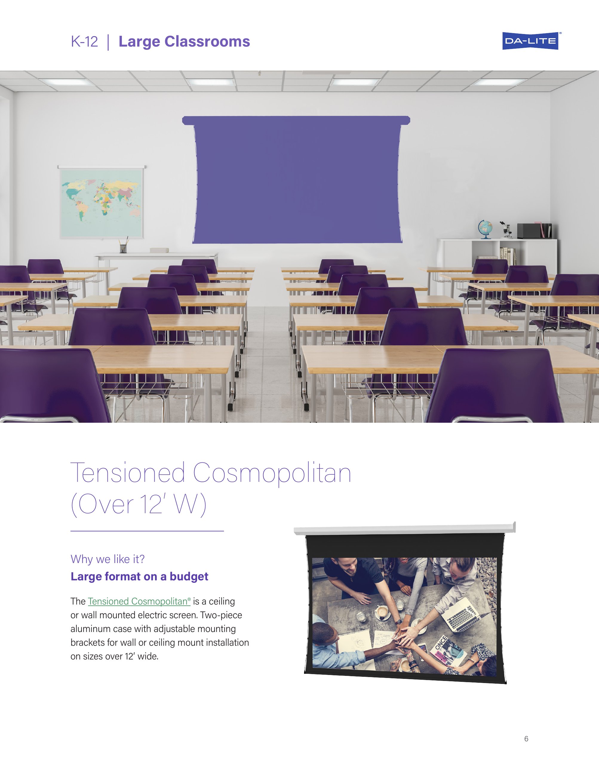 DaLite, a brand of Legrand AV, Catalogs, Maximizing Multipurpose