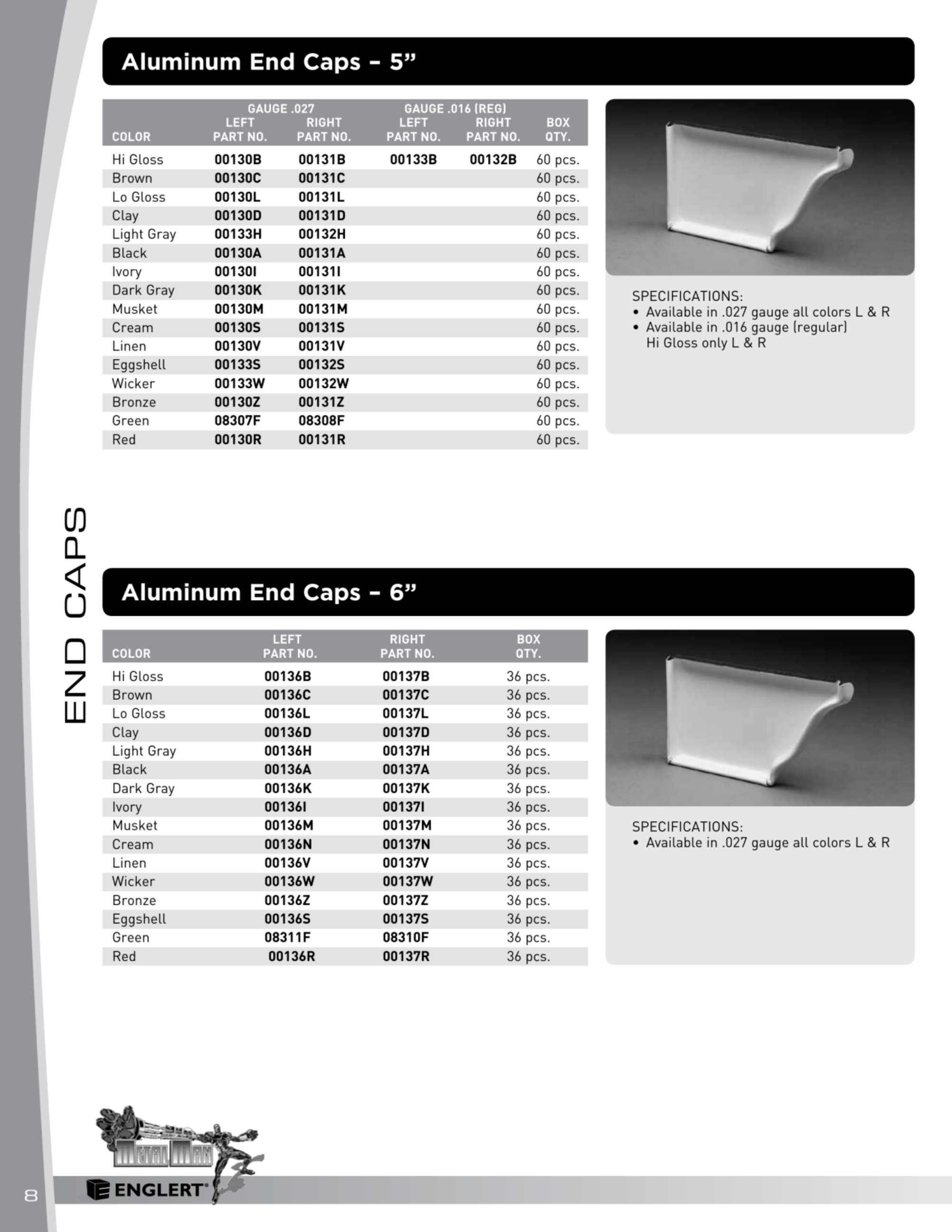 Englert, Inc., Catalogs, Gutter Product Catalog ARCAT