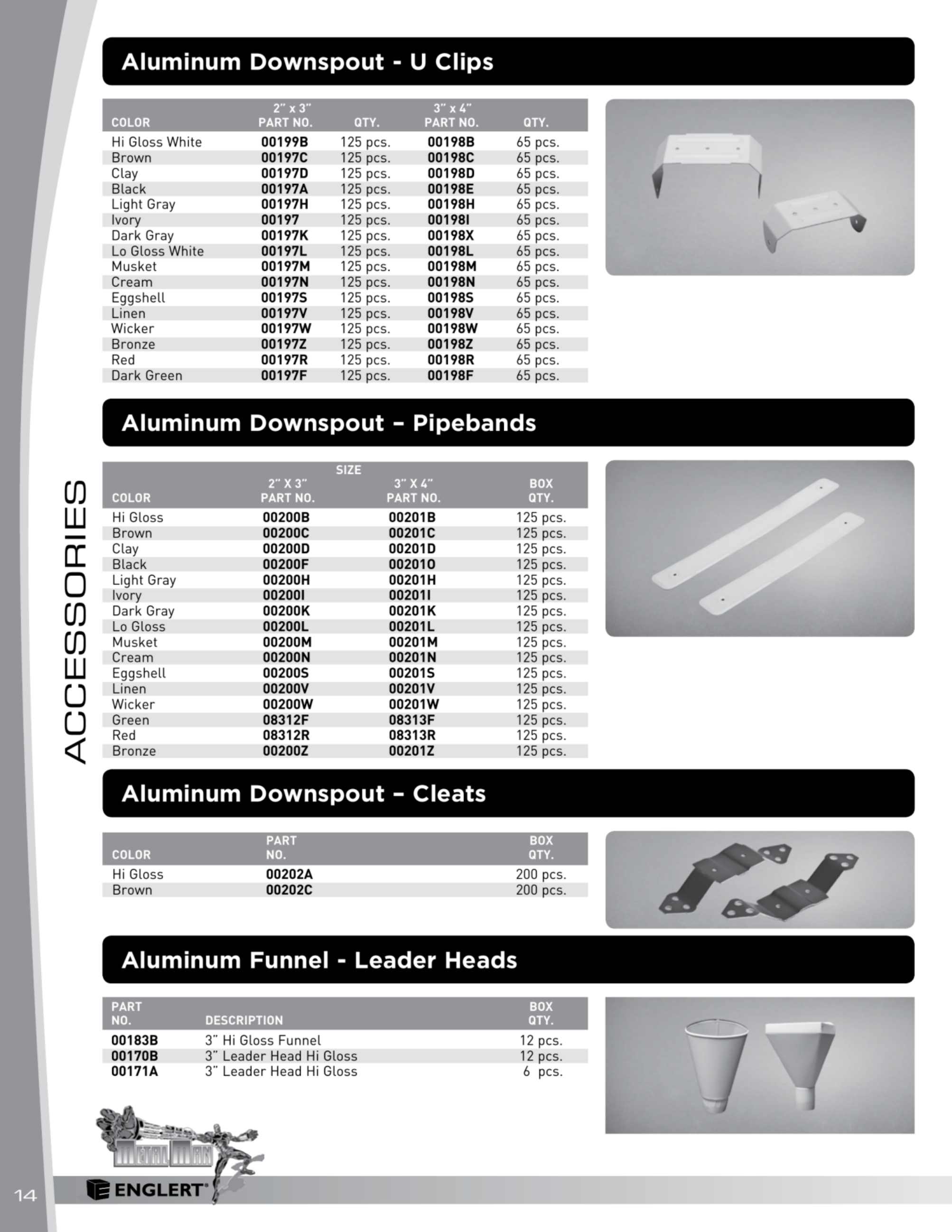 Englert, Inc., Catalogs, Gutter Product Catalog ARCAT