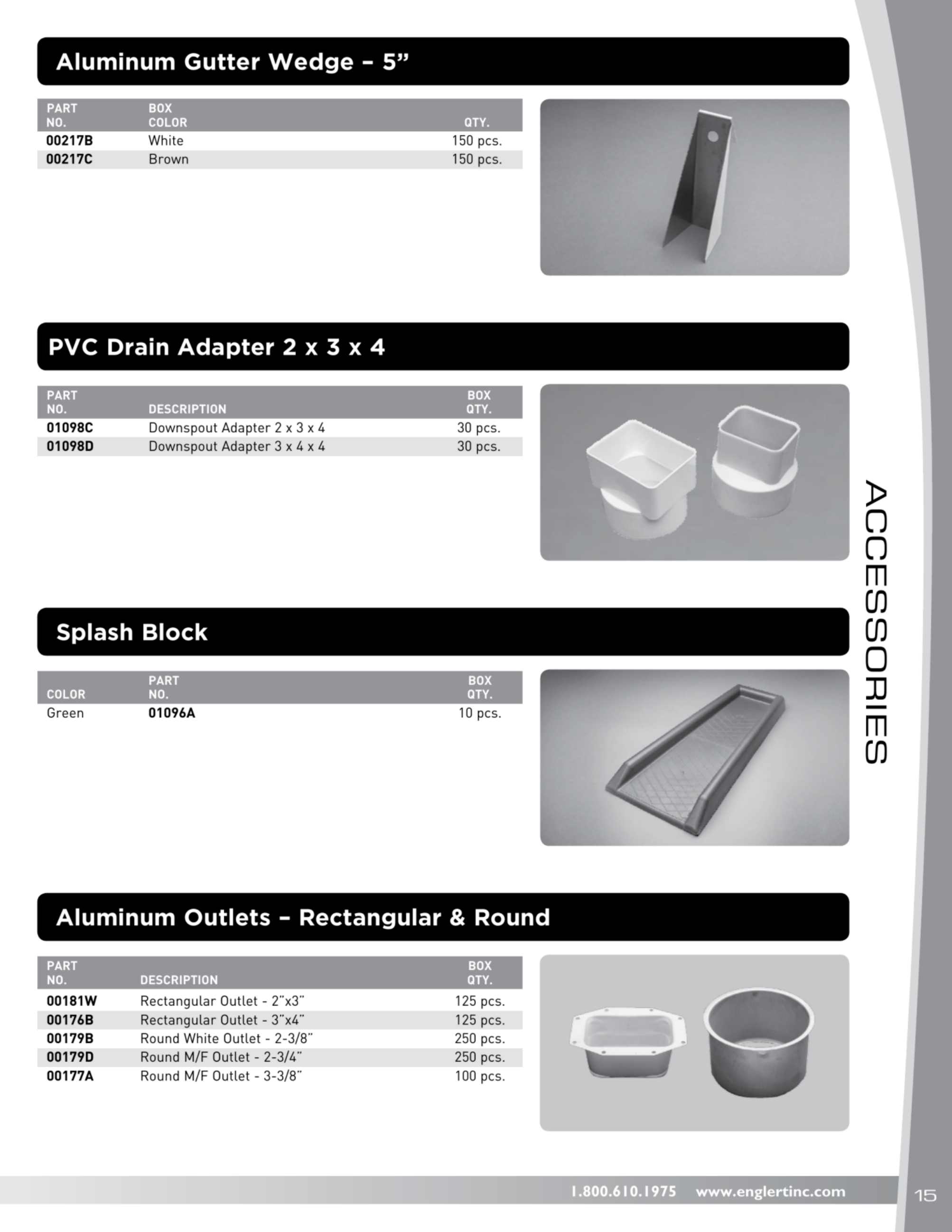 Englert, Inc., Catalogs, Gutter Product Catalog ARCAT