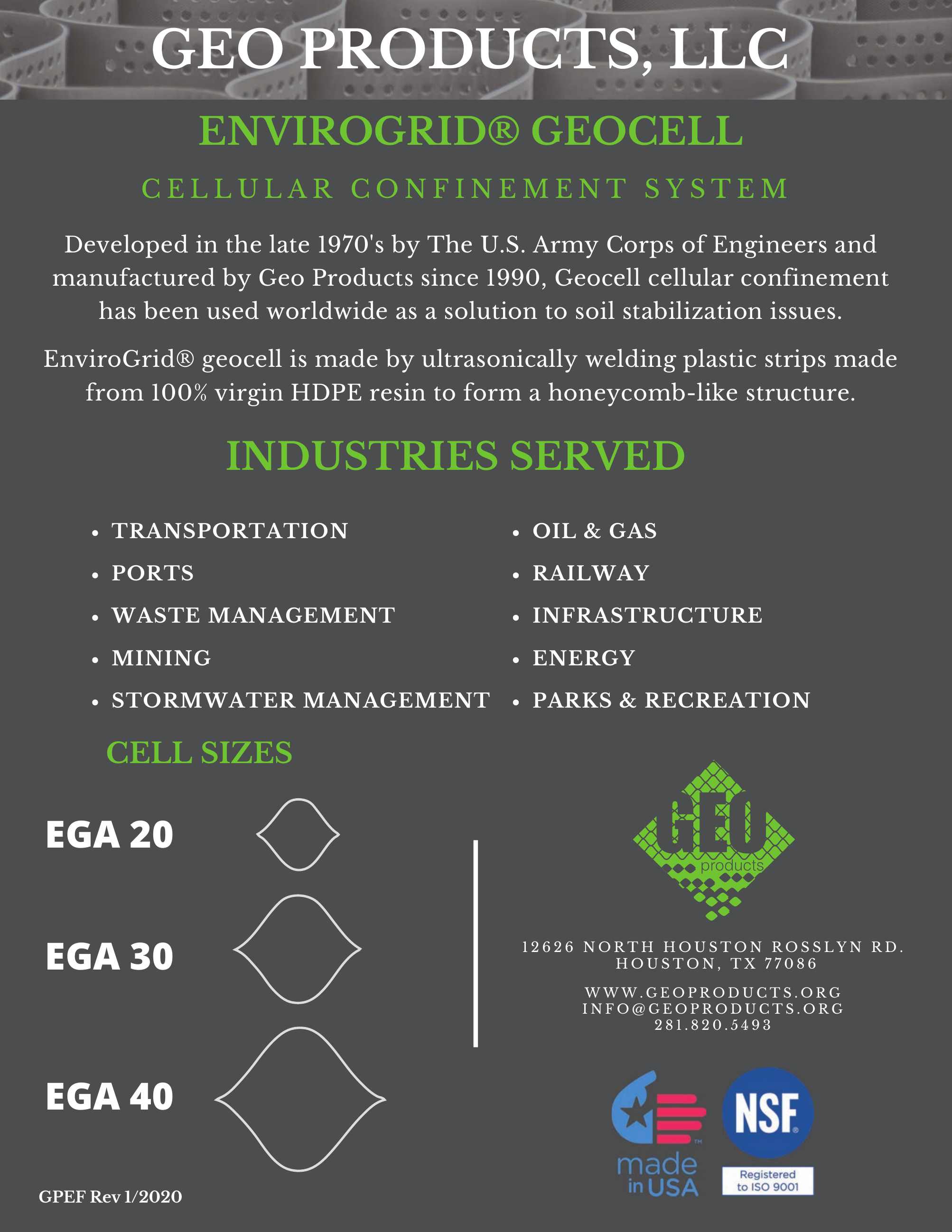 Geo Products, L.L.C., Catalogs, Product Catalog ARCAT