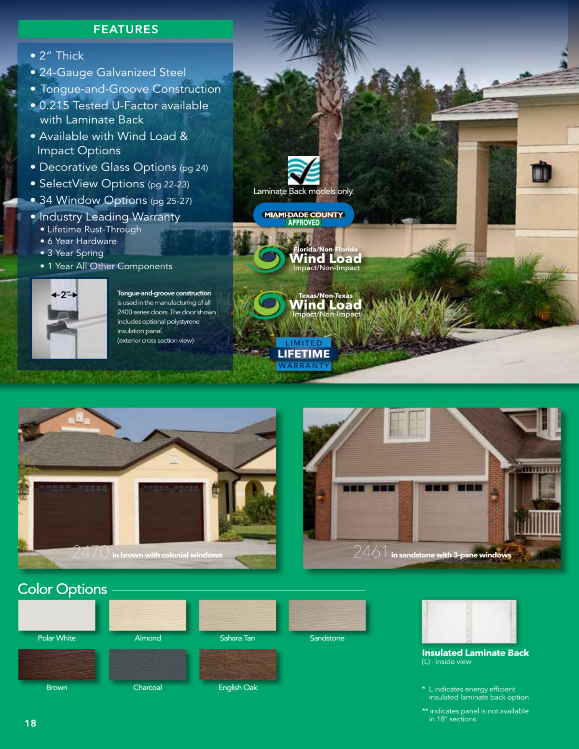 Haas Door Co., Catalogs, Residential Product Line ARCAT