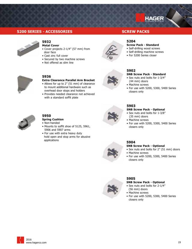 Hager Companies, Catalogs, Door Hardware Catalog ARCAT