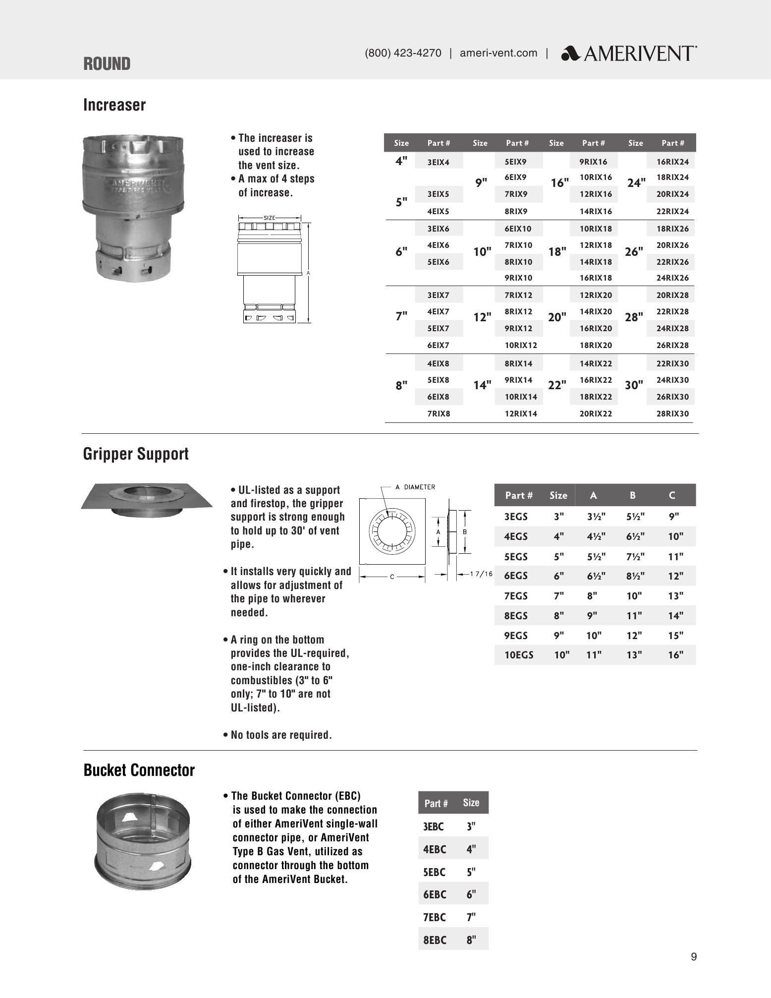 Hart & Cooley LLC, Catalogs, AMERIVENT Type B Gas Vent ARCAT