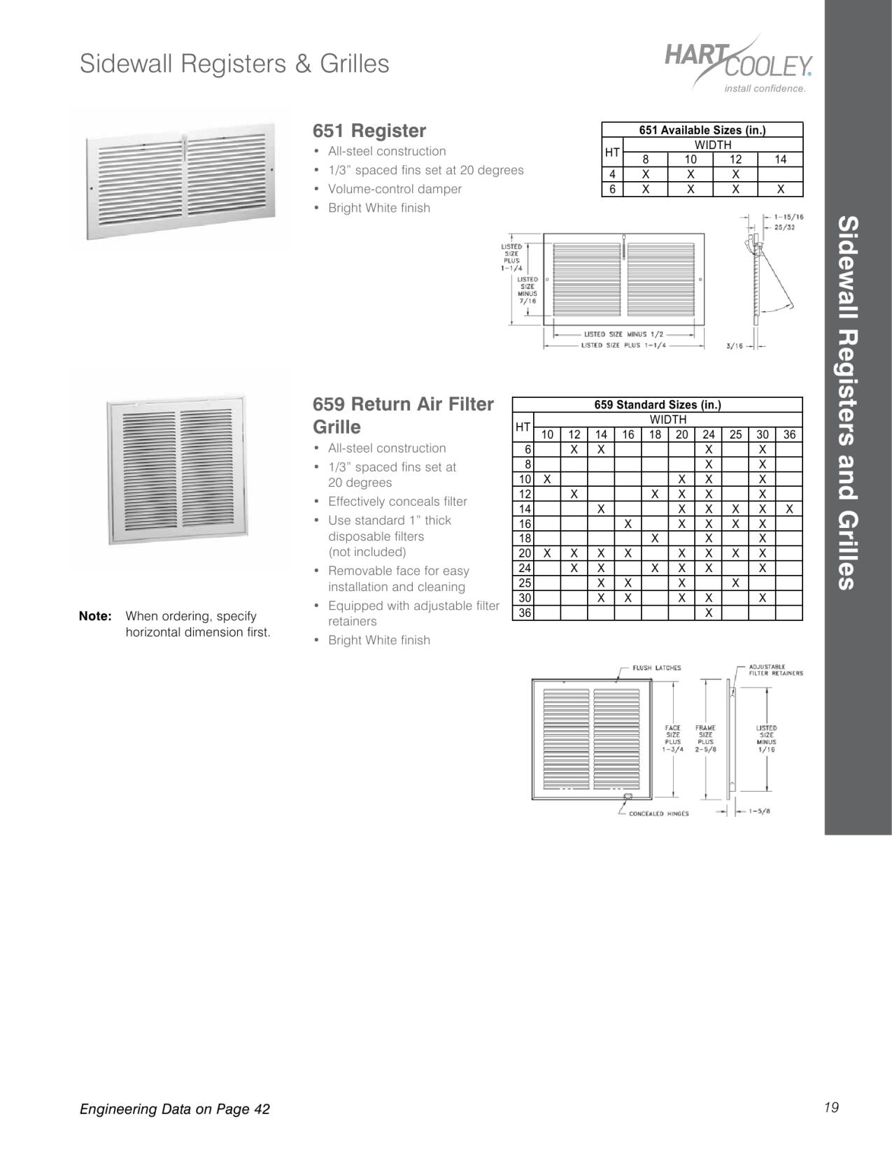 Hart & Cooley LLC, Catalogs, Hart & Cooley Residential Grilles