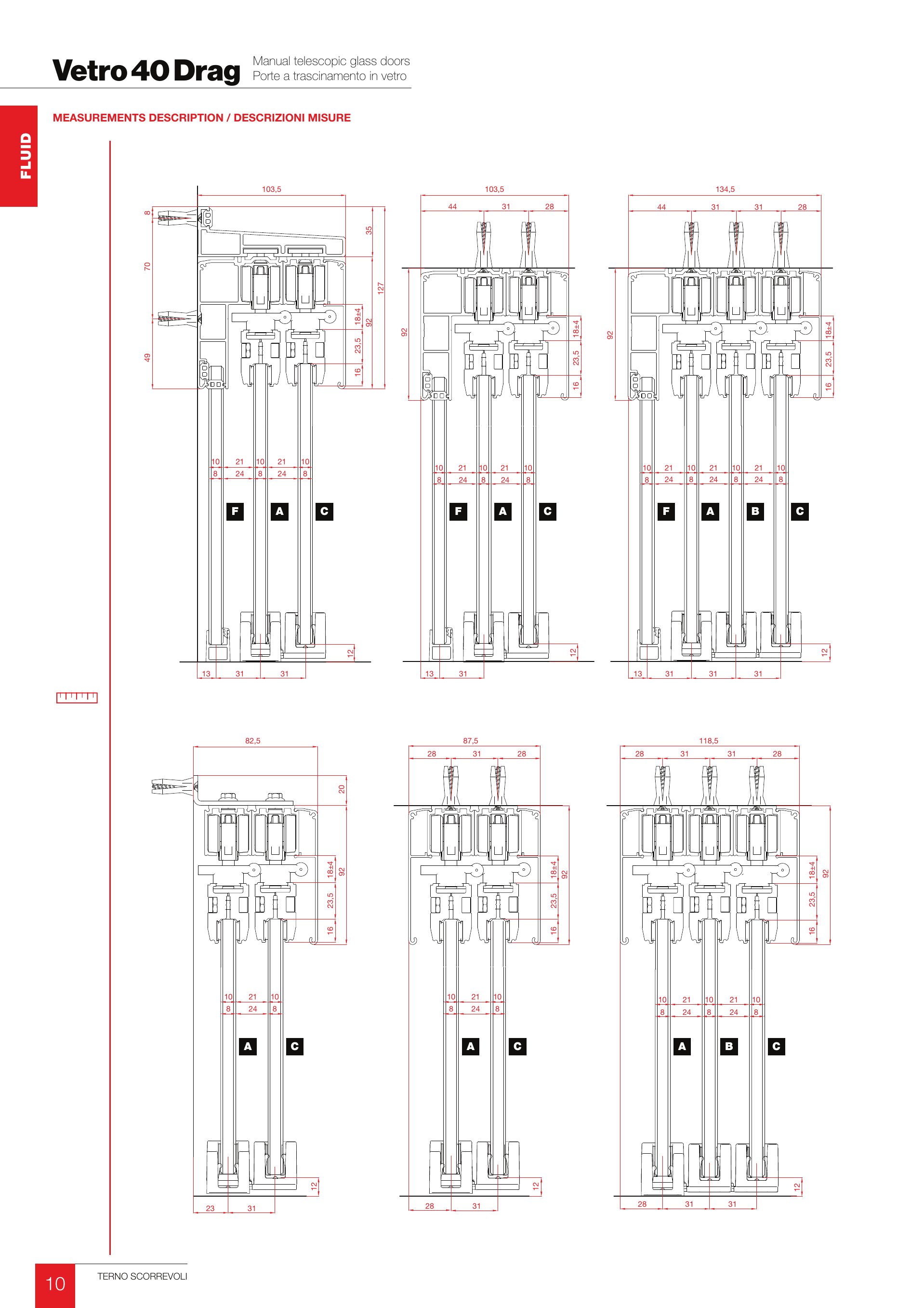 Linear Interior Systems Inc., Catalogs, Vetro 40 Drag ARCAT