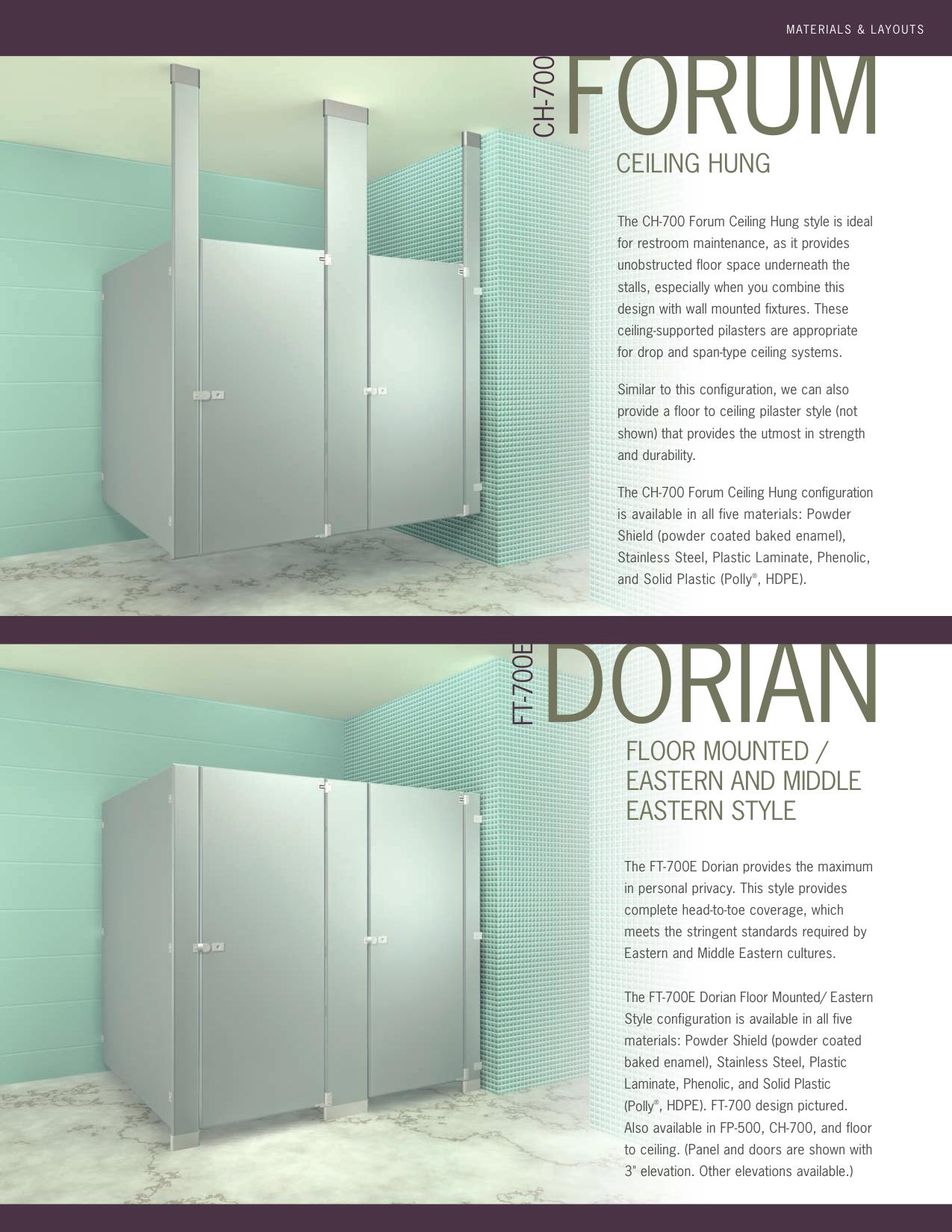 Metpar Corp., Catalogs, Toilet Compartments ARCAT