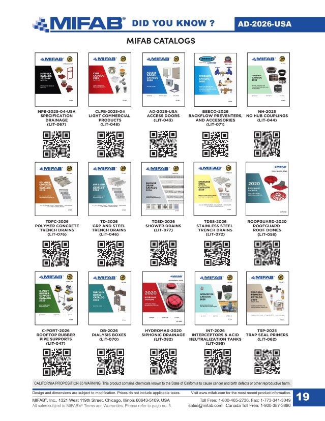 Product catalog