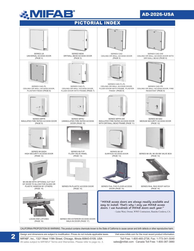 Product catalog
