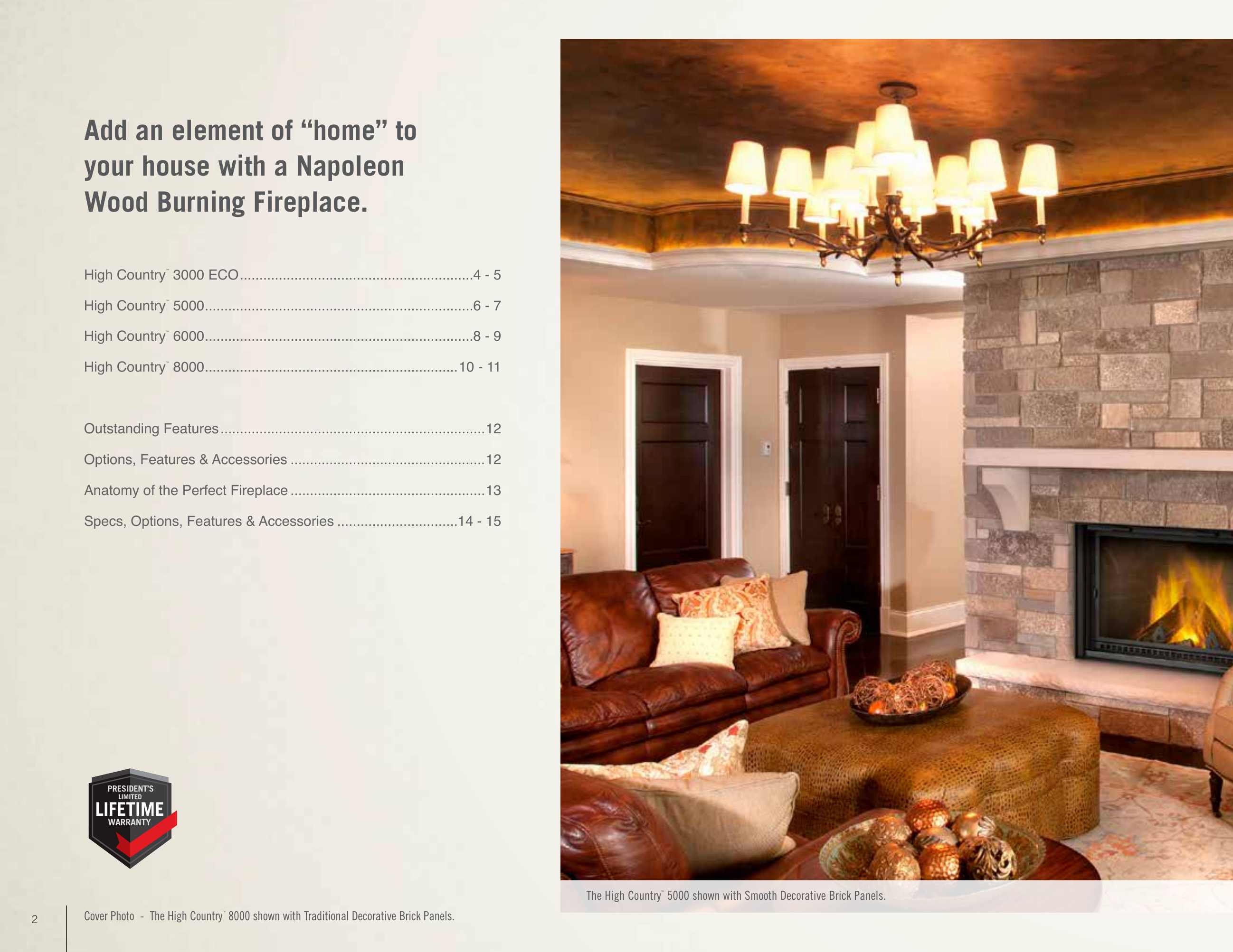 Napoleon Fireplaces, Catalogs, Wood Burning Fireplaces ARCAT