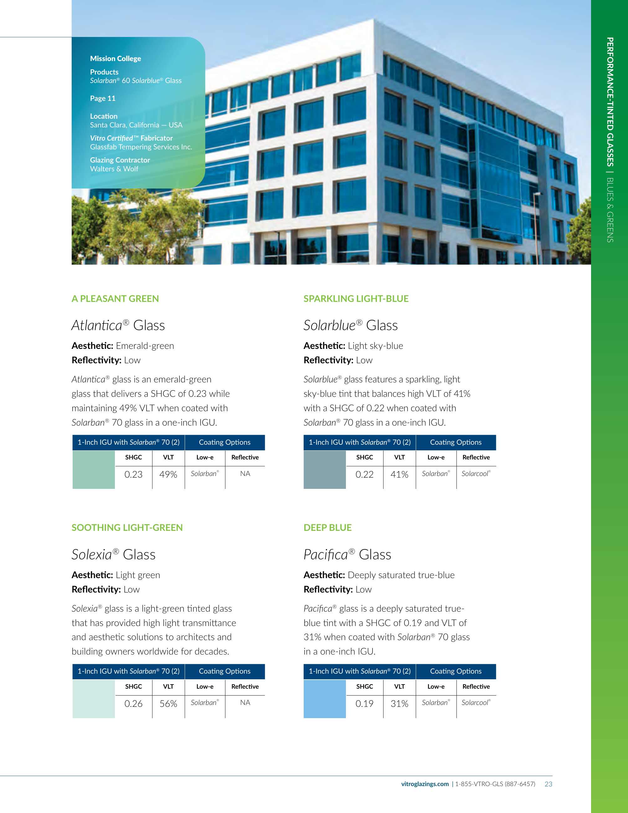 Vitro Architectural Glass (Formerly PPG Glass), Catalogs, Vitro