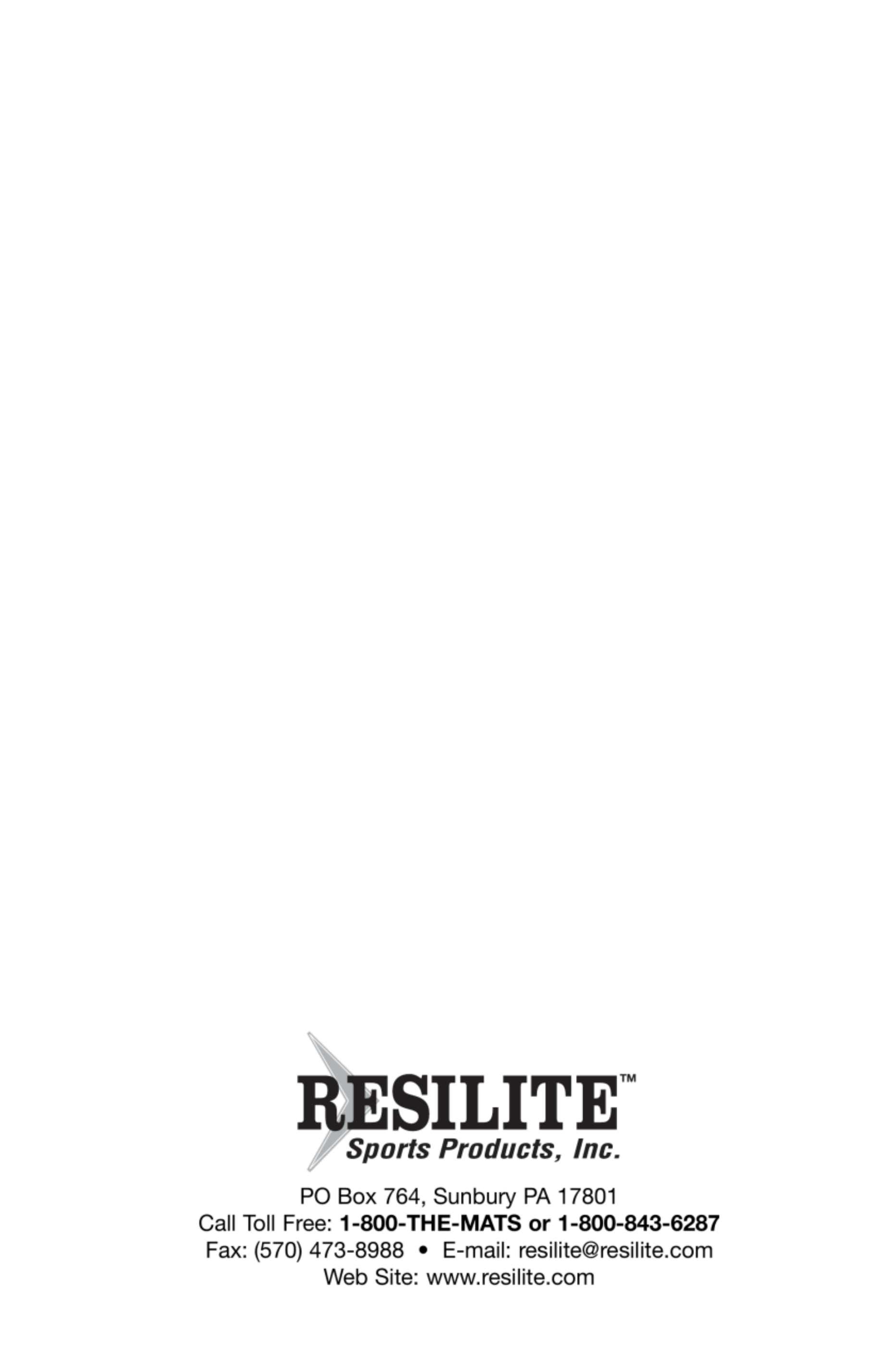 Resilite Sports Products, Inc., Catalogs, Conventional Wainscot
