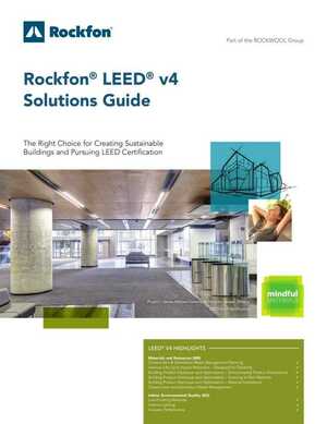 <!-- 011 --> Rockfon LEED v4 Solutions Guide