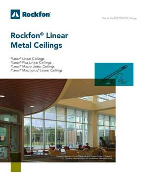 <!-- 016 -->Rockfon Linear Metal Ceiling