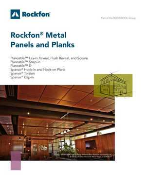 <!-- 020 -->Rockfon Metal Panels and Planks